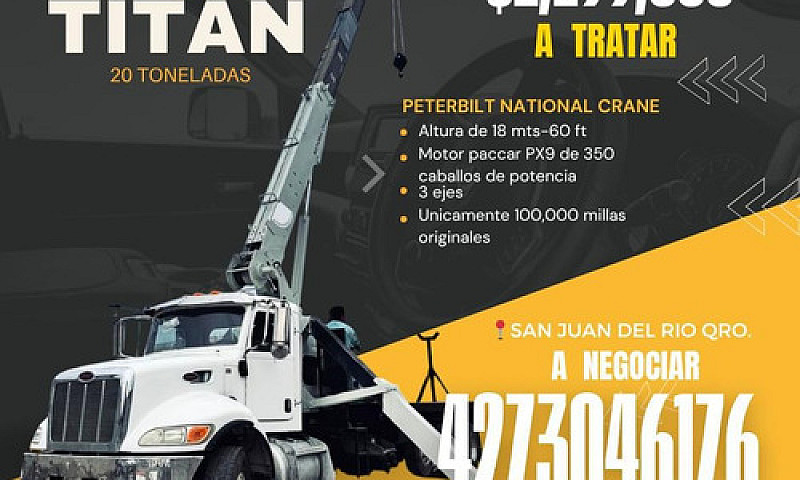 Grua Titan 20 Tonela...
