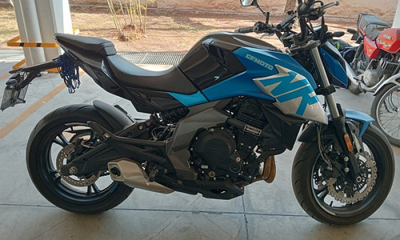 Cf Moto Azul Con Pla...