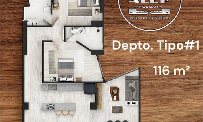 Departamento 116M2 S...