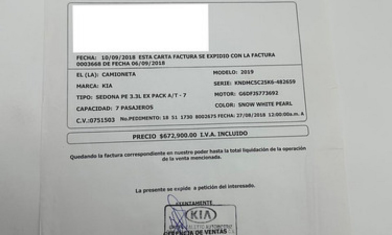 Kia Sedona 3.3 V6 Ex...