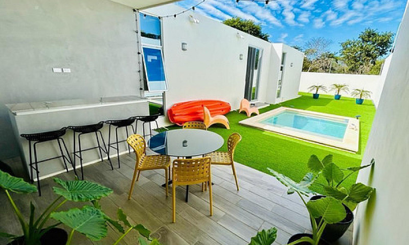 Casa De Una Planta E...