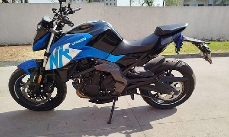 Cf Moto Azul Con Pla...