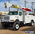 Grua Barrena 1999 International 4700 Con Terex De 11.72 Ton