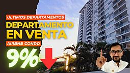 Departamento Venta, 2 Recámaras, Av. Bonampak, Malecón Américas, Cancun, Quintana Roo. Mexico