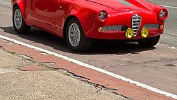 High Performance En Este Clásico Italiano Alfa Romeo.