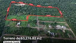 Terreno En Oxkutzcab Para Lotificar En Zona Urbana De 6.32 Hectáreas