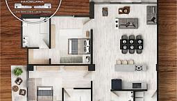Departamento Inteligente De106 M2