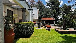 Bonita Casa Con Gran Jardin En Tlalpan