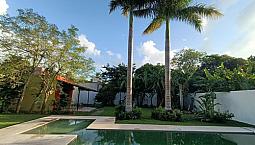 Renta De Casa De Un Piso De 3 Recámaras Con Amplio Jardín  En Baspul