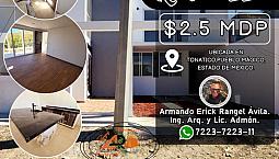 Casa Rincón Ii En Venta Totalmente Nueva, Cómoda, Bonitas Vistas En Tonatico Edomex