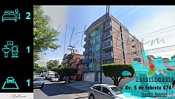 Venta De Departamento (80M2) A 1 Cuadra De Calz De Tlalpan Y Metro Viaducto Db14-D54