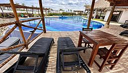 Departamento Vanguardista Amueblado Y Equipado Con Increible Club De Playa Pivado Y Parque Con Canchas Deportivas