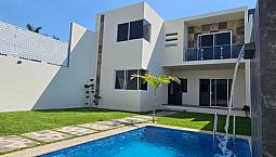 Casa Nueva Estilo Minimalista En Burgos Bugambilias, Temixco